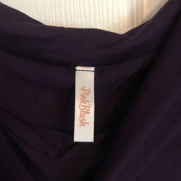 Pinkblush off the shoulder maternity dress - Picture 3 of 4